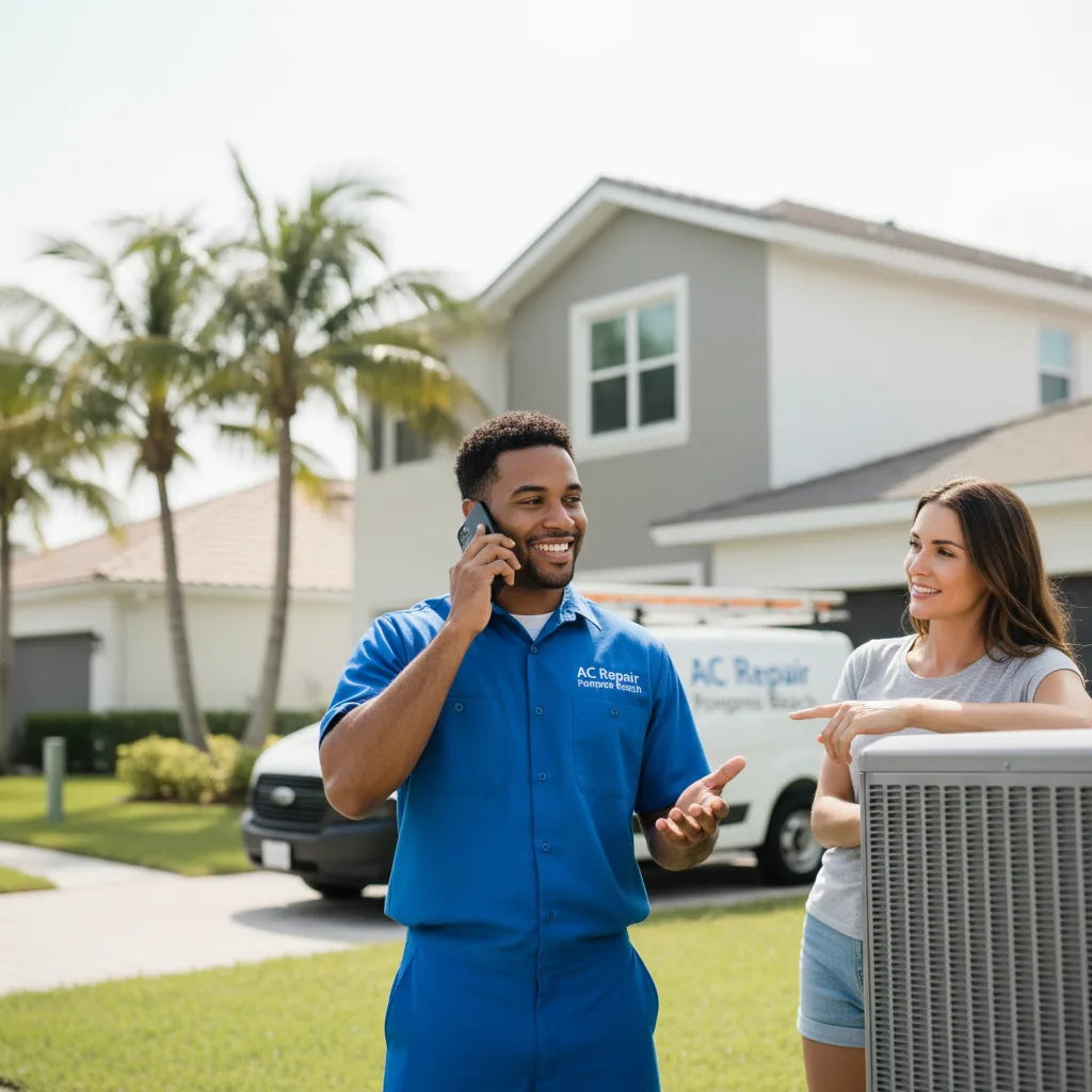 AC Repair Pompano Beach customer support in Wells